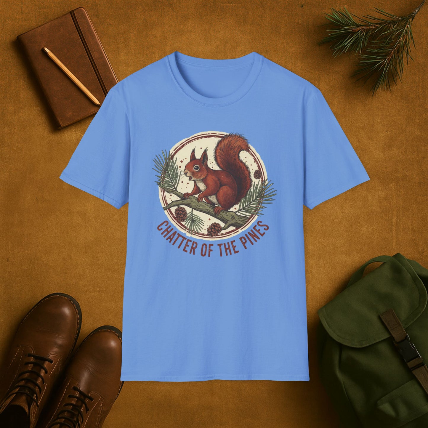 Chatter of the Pines Squirrel T-Shirt