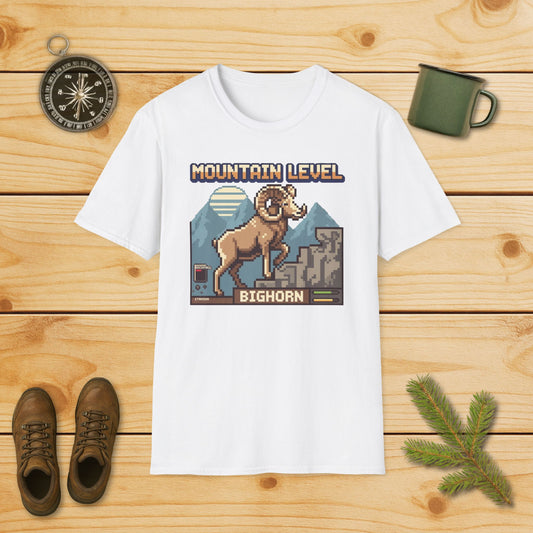 8-Bit Bighorn Mountain Level T-Shirt