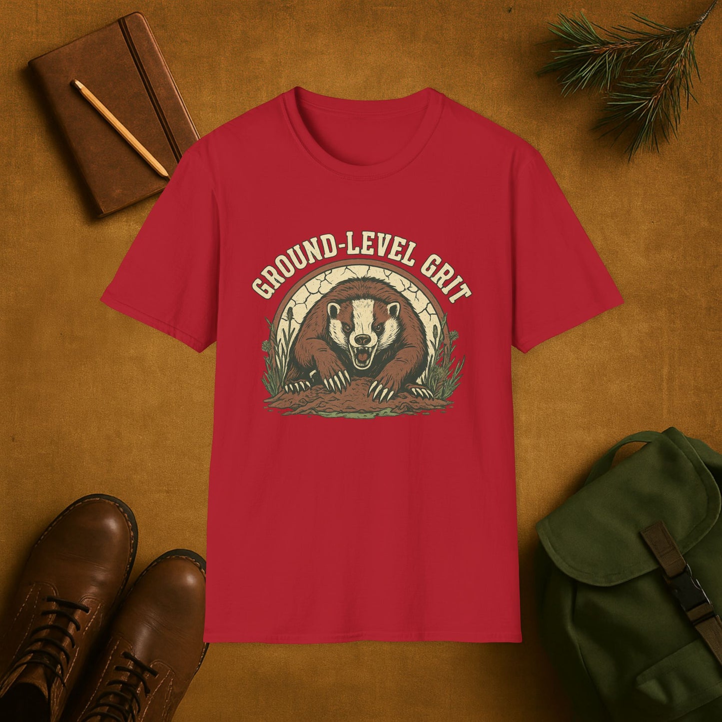 Ground Level Grit Badger T-Shirt