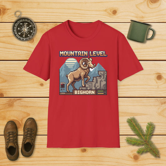 8-Bit Bighorn Mountain Level T-Shirt