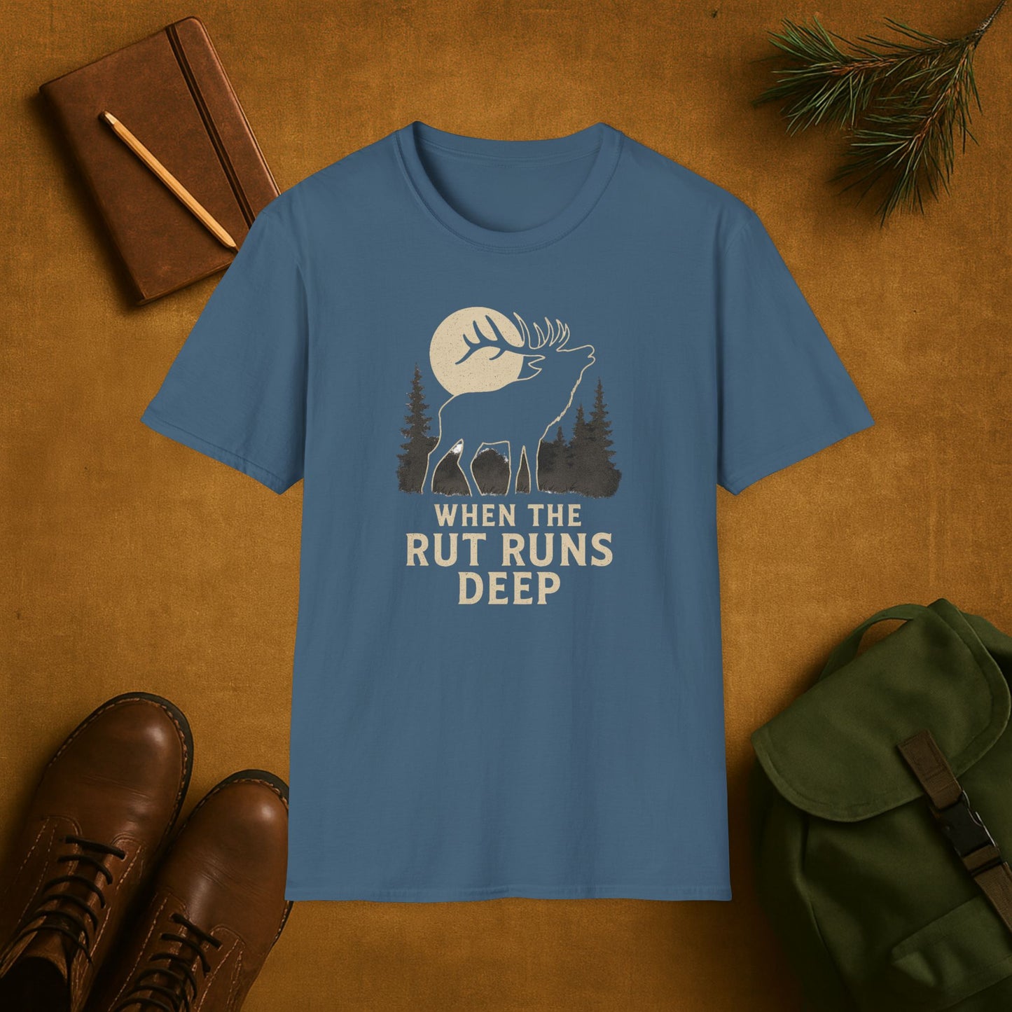 Elk When the Rut Runs Deep T-Shirt