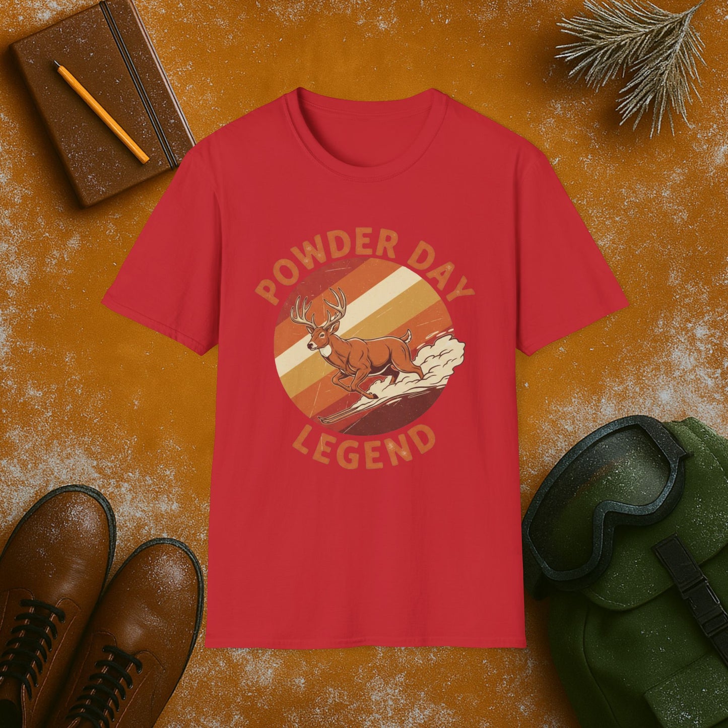 Powder Day Legend Buck T-Shirt