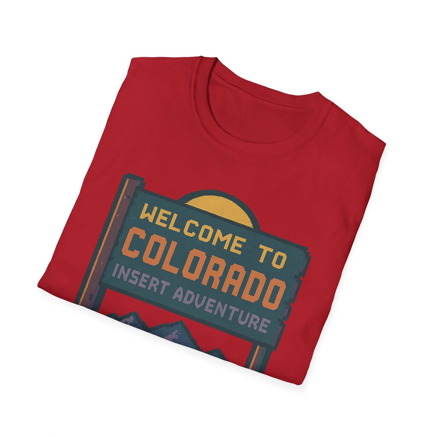 Welcome to Colorado Insert Adventure T-Shirt