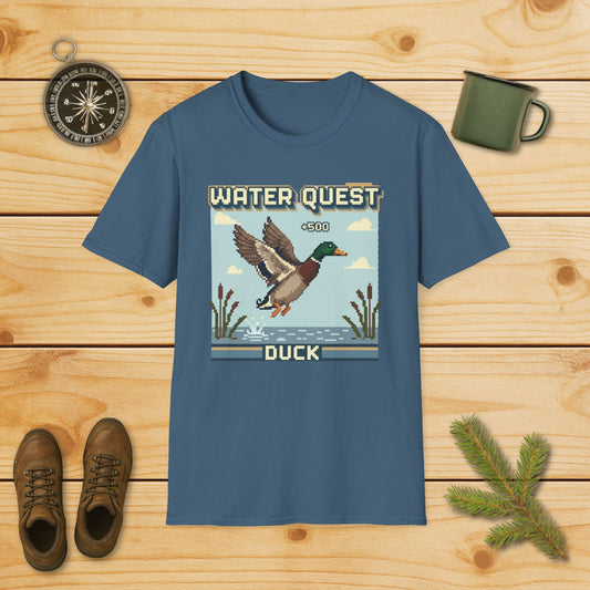 8-Bit Water Quest Duck T-Shirt