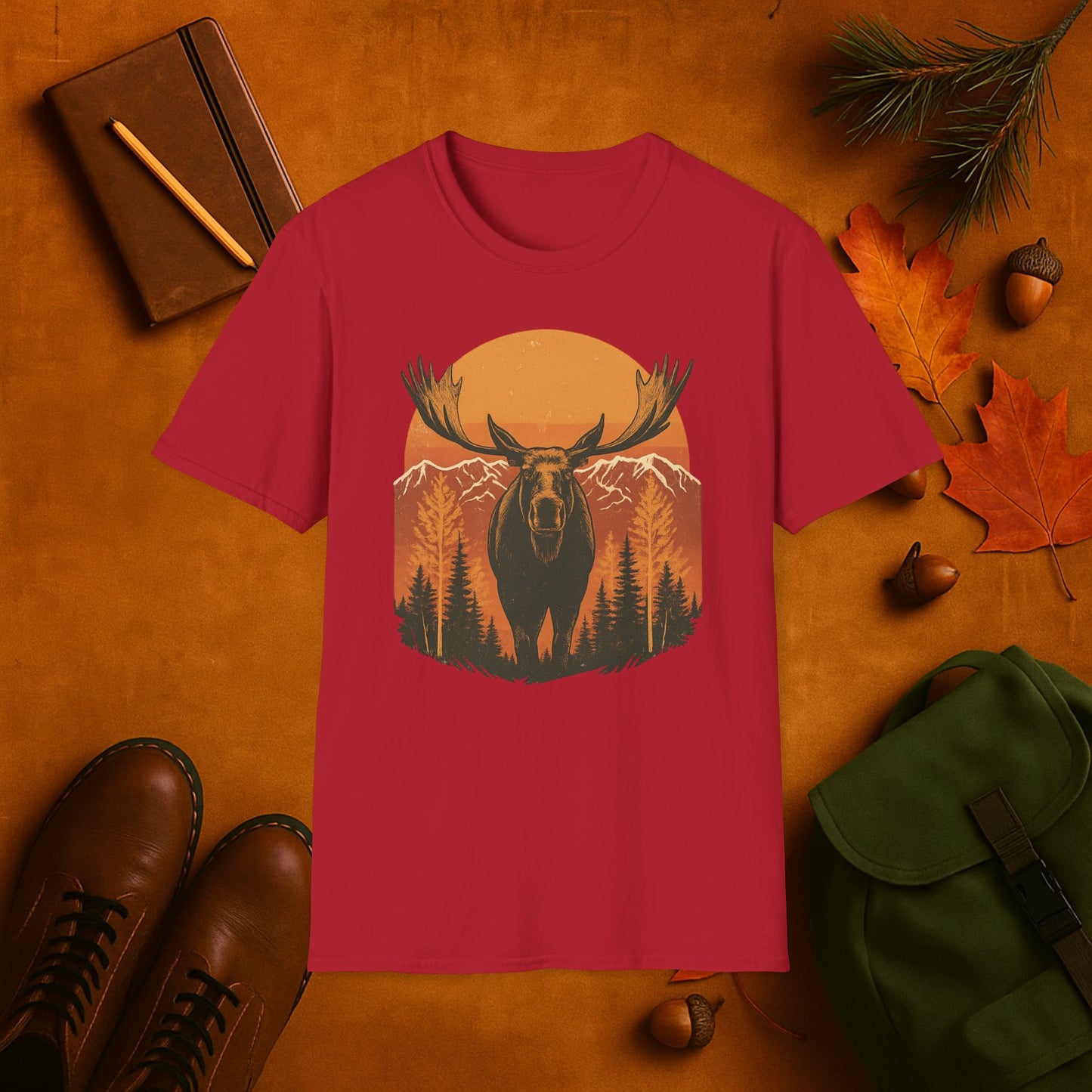 Moose Harvest Moon T-Shirt