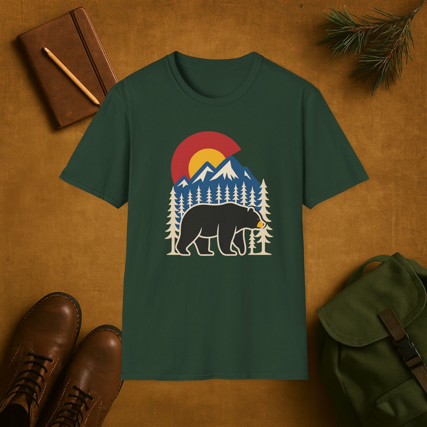 Colorado Forest Black Bear T-shirt