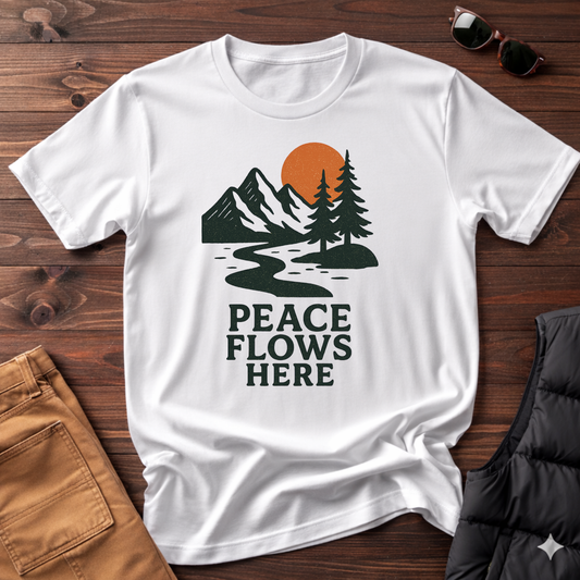 Peace Flows Here T-Shirt