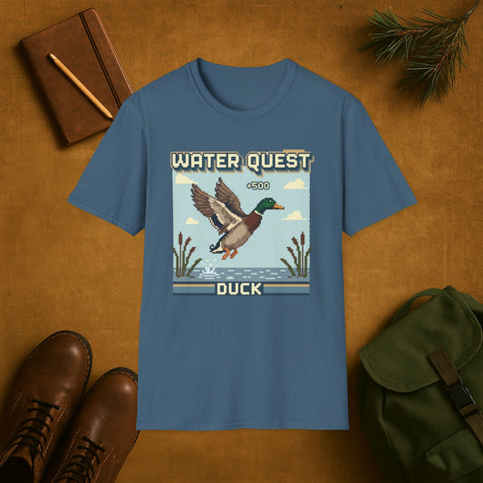8-Bit Water Quest Duck T-Shirt