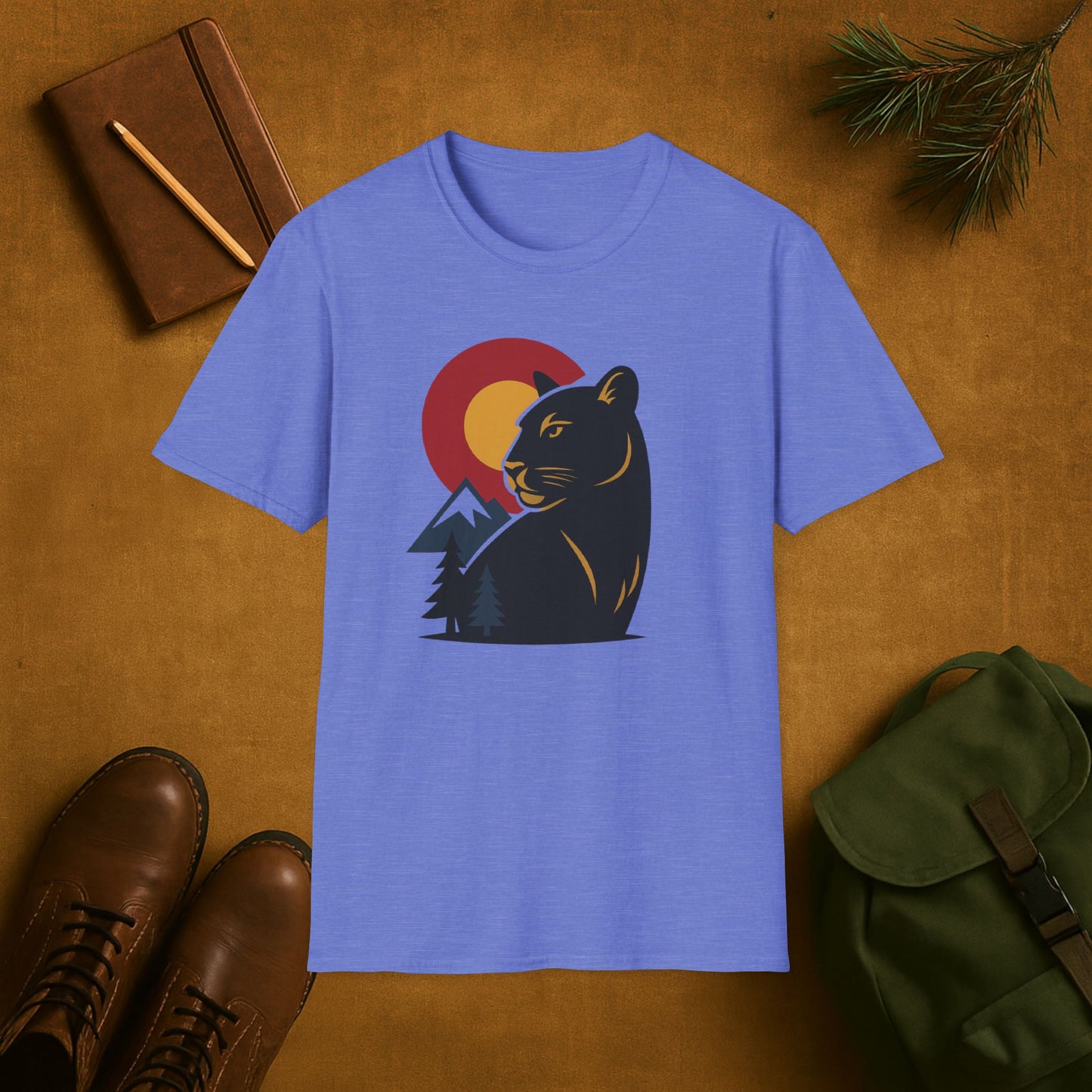 Colorado Wilderness Mountain Lion T-shirt