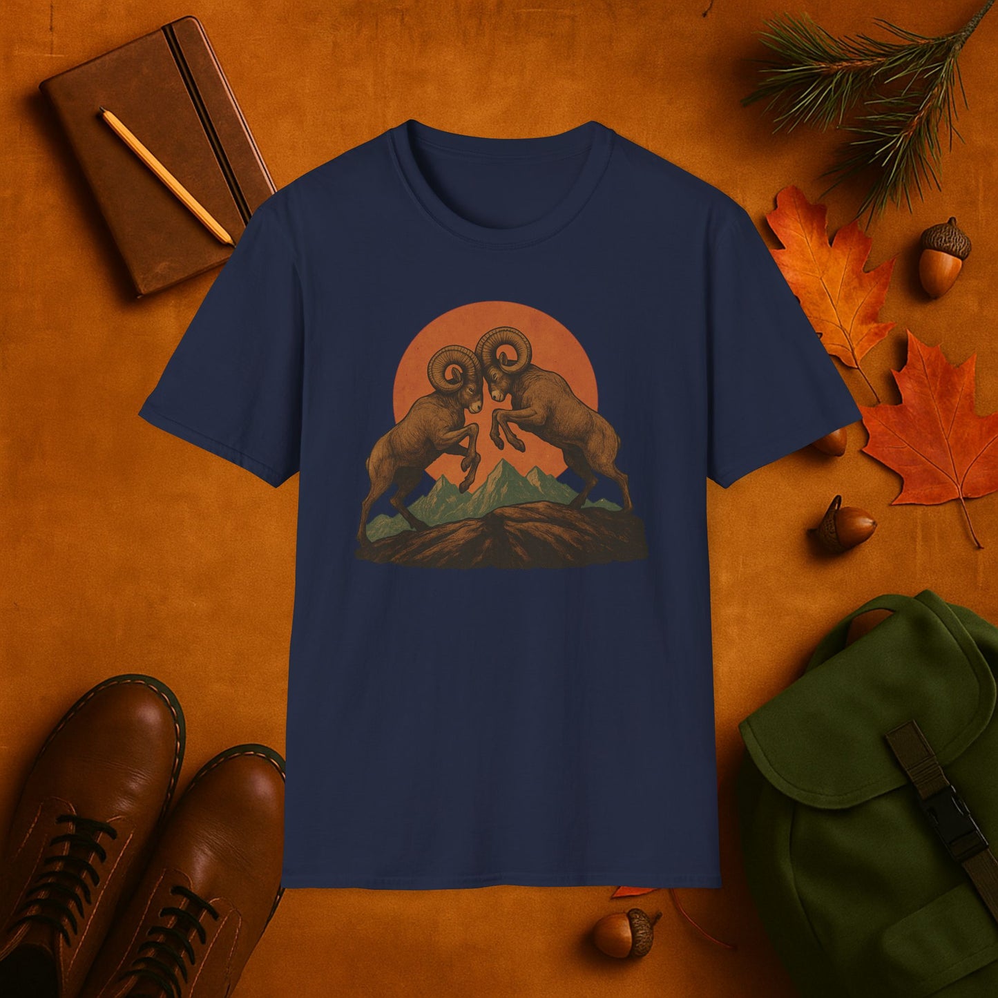 Rams Locked Harvest Moon T-Shirt