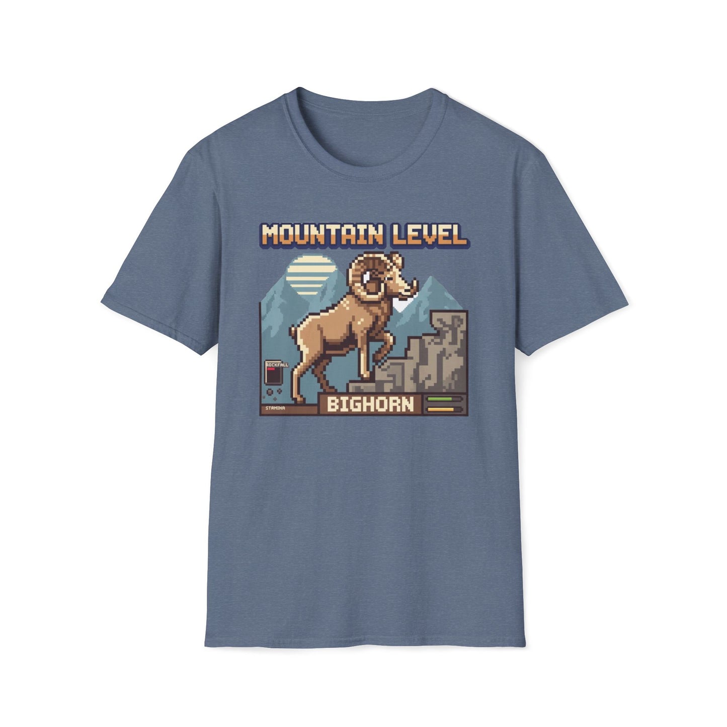 8-Bit Bighorn Mountain Level T-Shirt