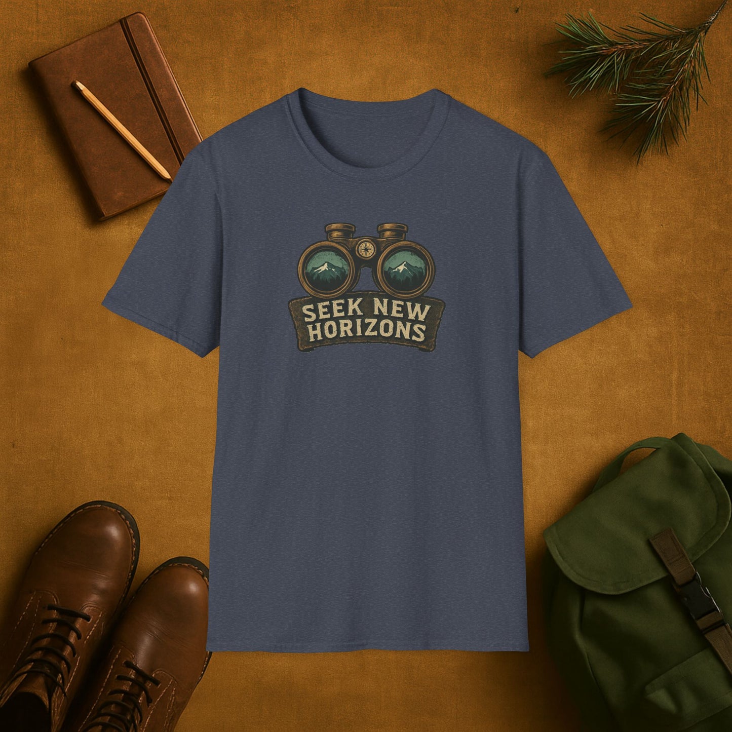 Seek New Horizons Binoculars T-Shirt