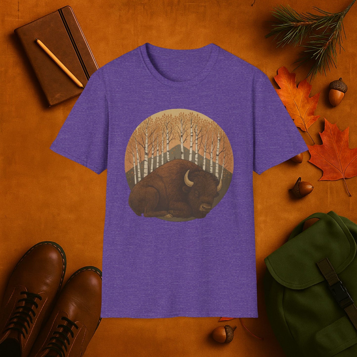 Sleepy Buffalo Fall Aspens T-Shirt