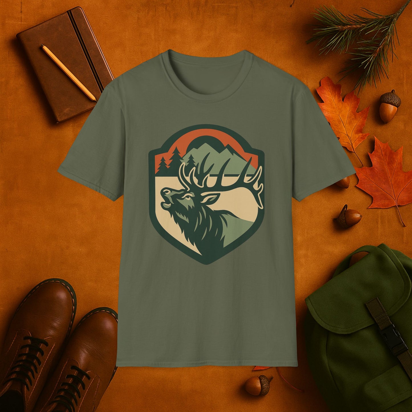 Elk Fall Badge T-Shirt