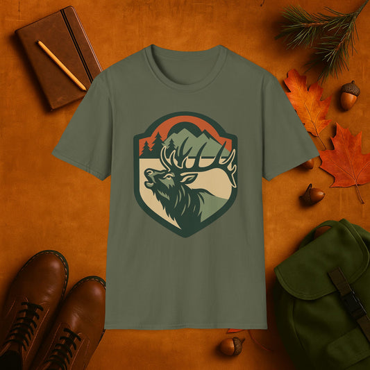 Elk Fall Badge T-Shirt
