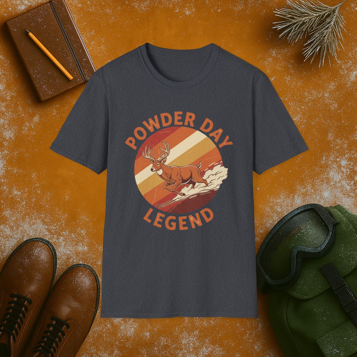 Powder Day Legend Buck T-Shirt