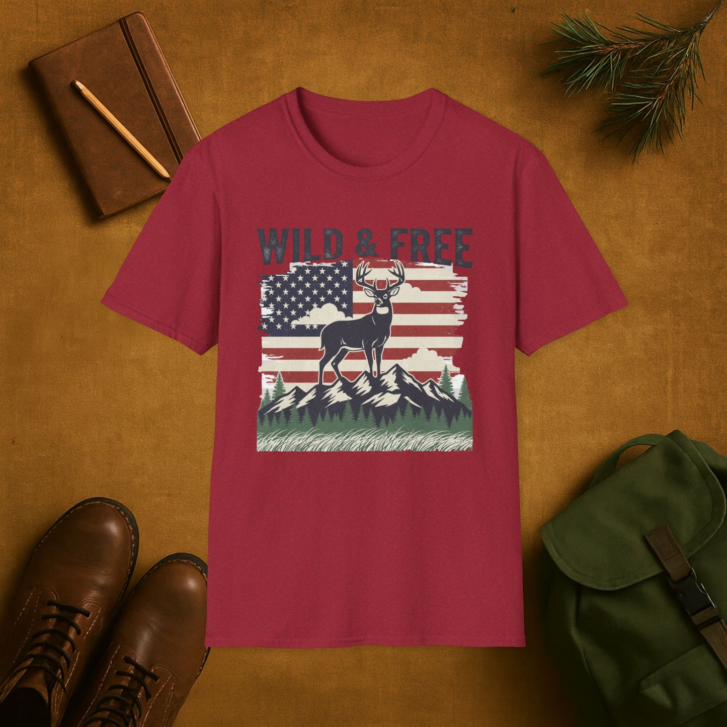 Wild And Free Buck T-Shirt