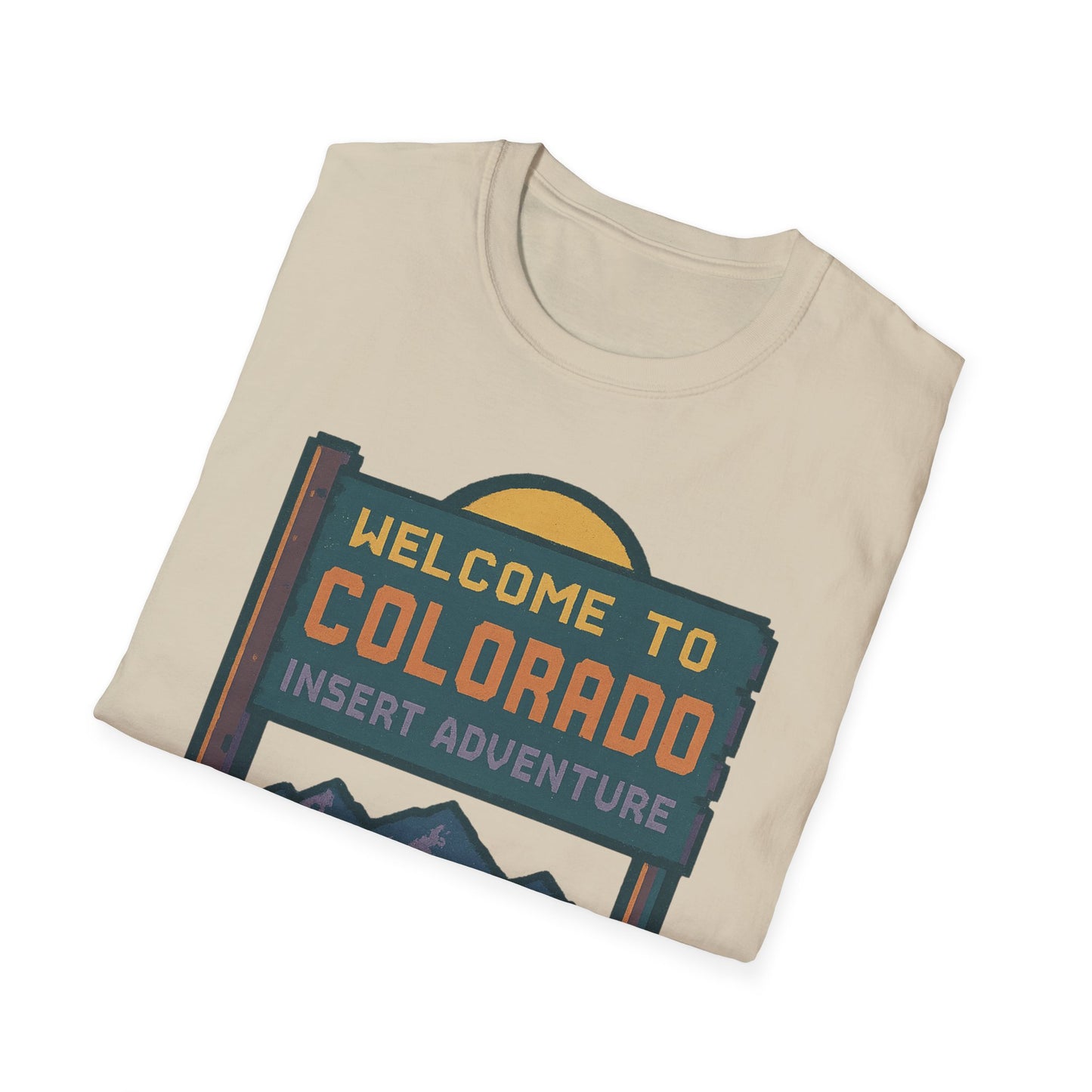 Welcome to Colorado Insert Adventure T-Shirt