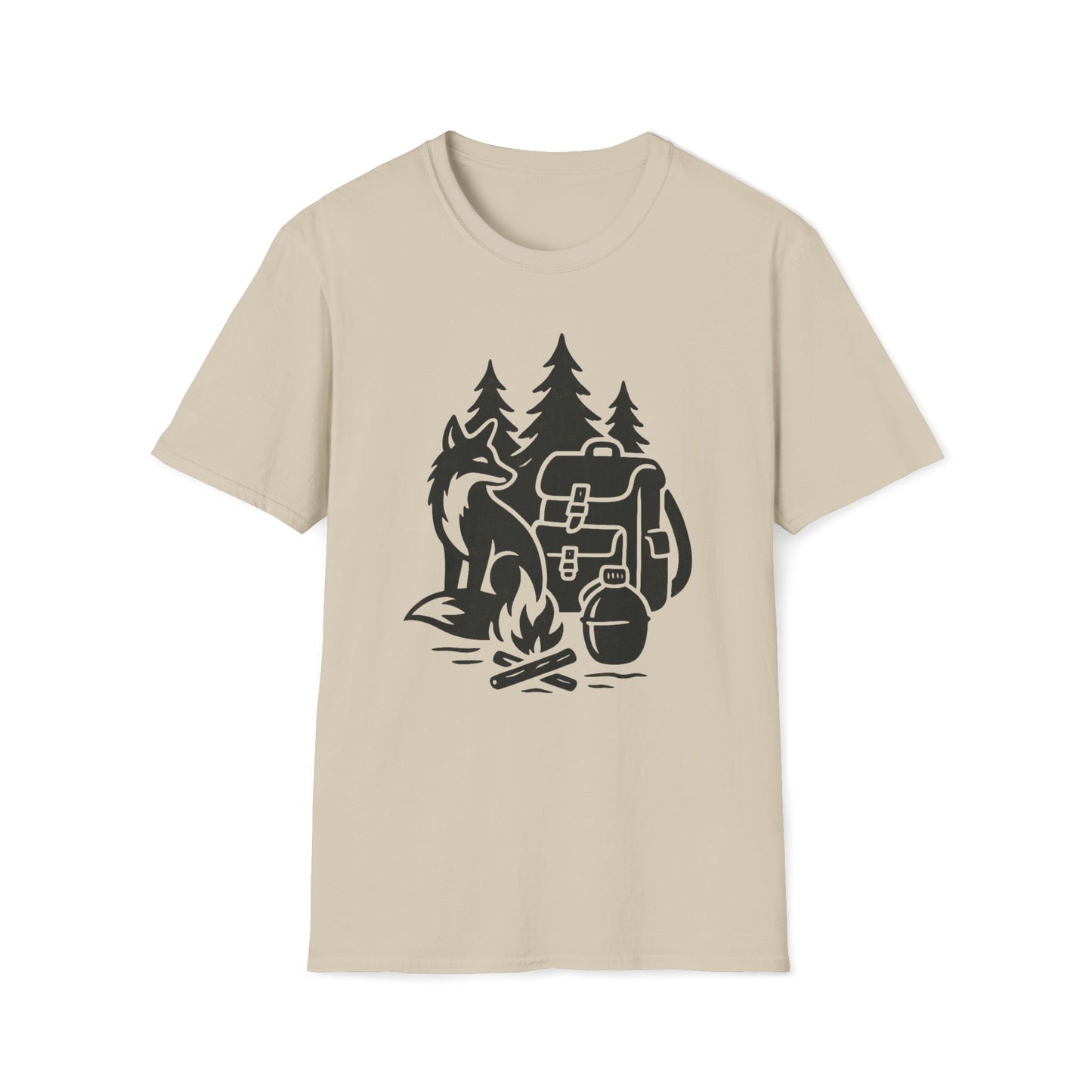 Fox Campfire Survival Adventure T-Shirt