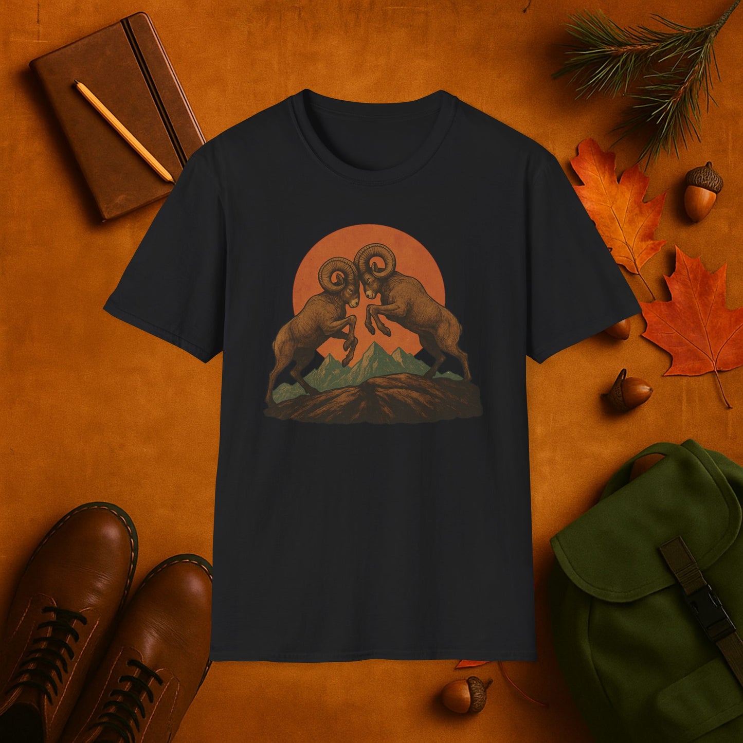 Rams Locked Harvest Moon T-Shirt