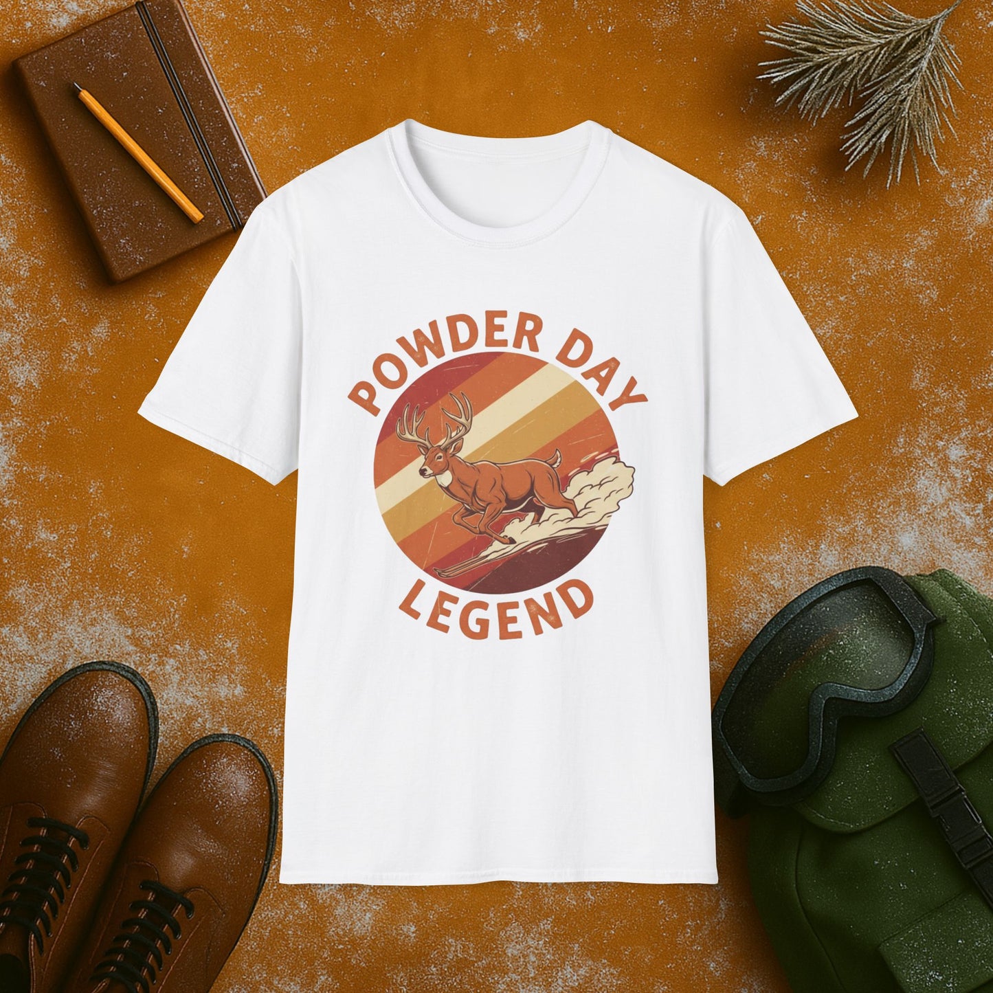Powder Day Legend Buck T-Shirt