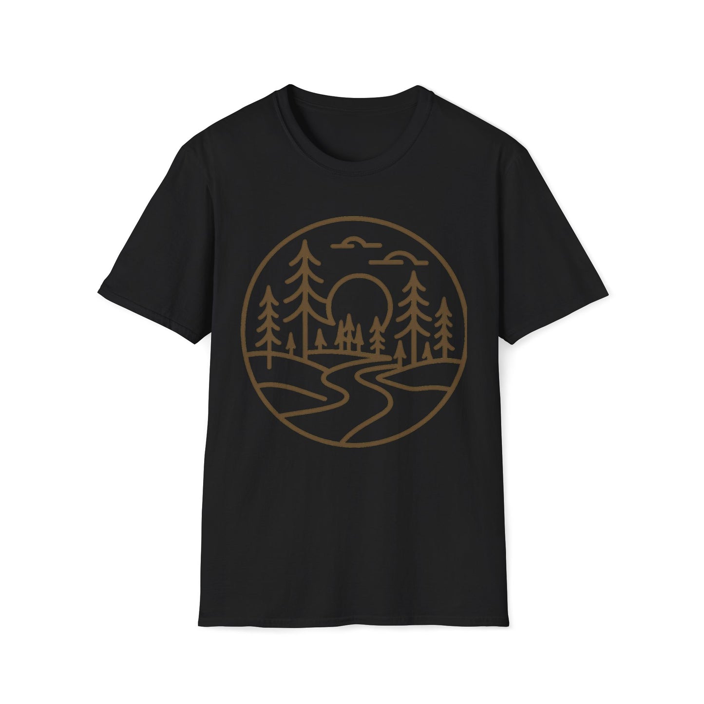 Sunset Pines Minimalist T-Shirt