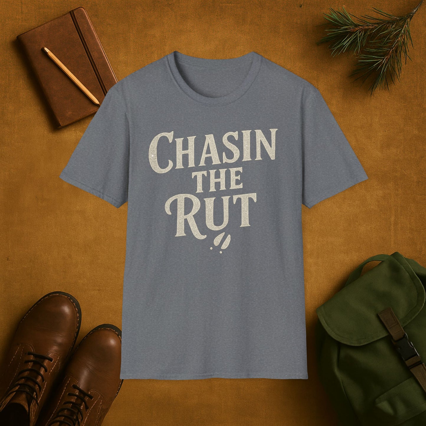 Chasin the Rut Deer Track Hunting T-Shirt