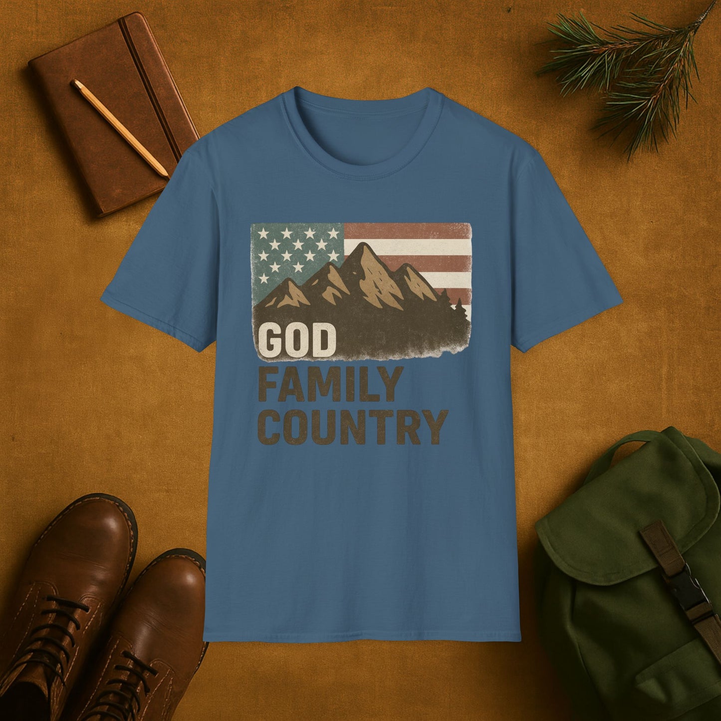 God Family Country T-Shirt