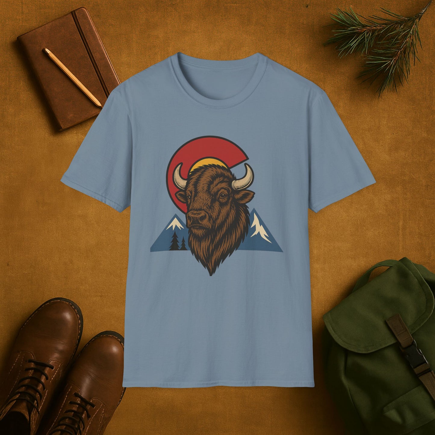 Colorado Wilderness Bison T-shirt