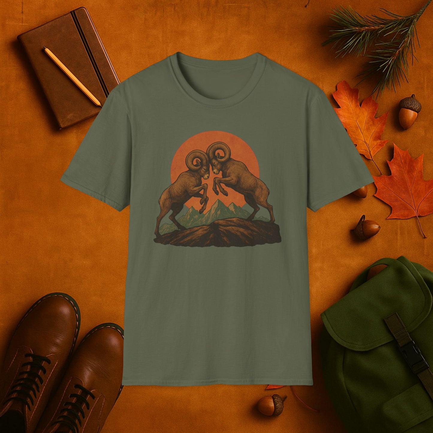 Rams Locked Harvest Moon T-Shirt