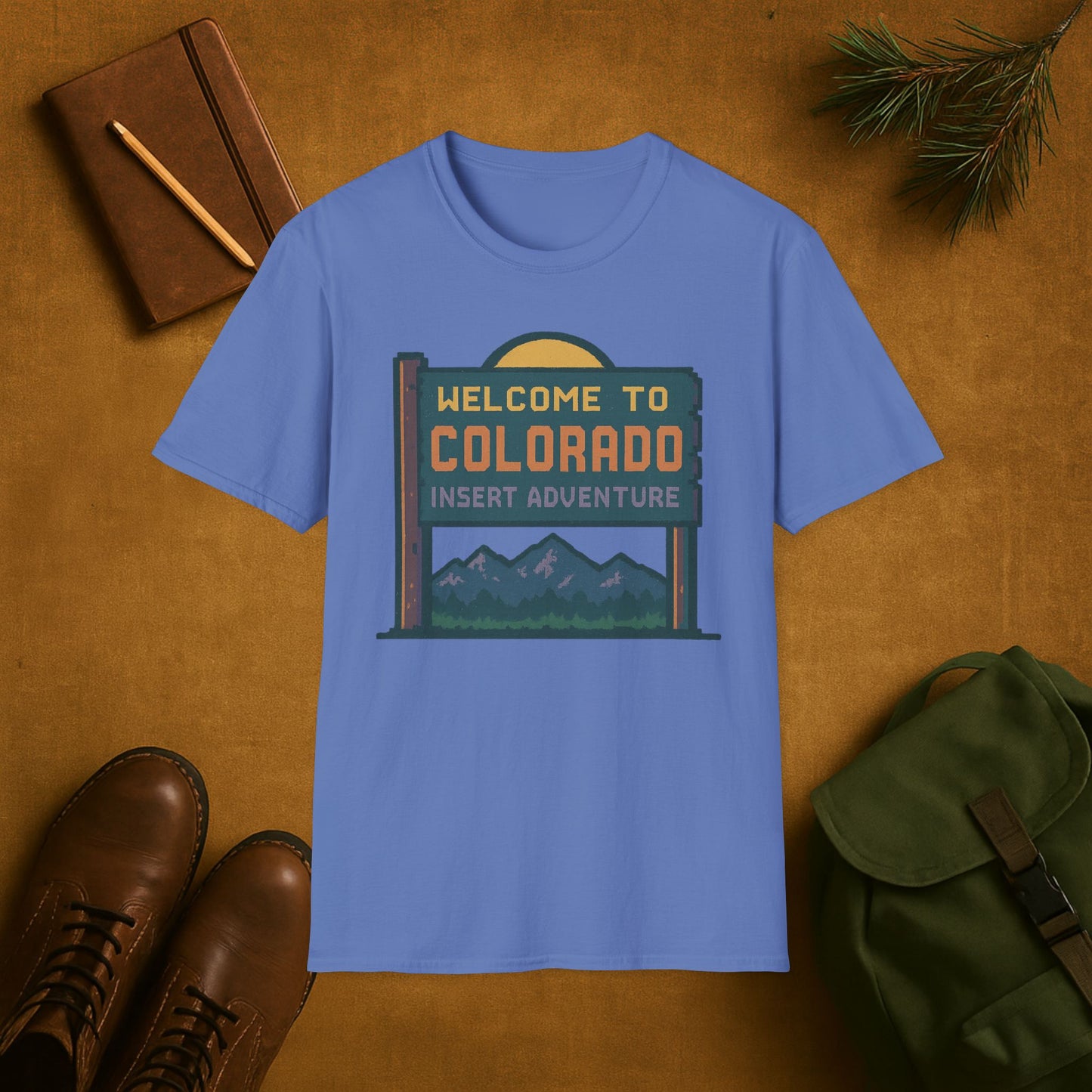 Welcome to Colorado Insert Adventure T-Shirt