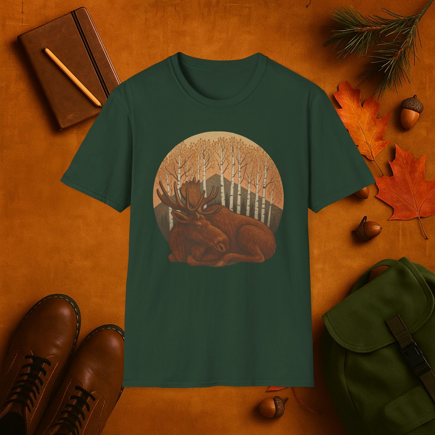 Sleepy Moose Fall Aspens T-Shirt