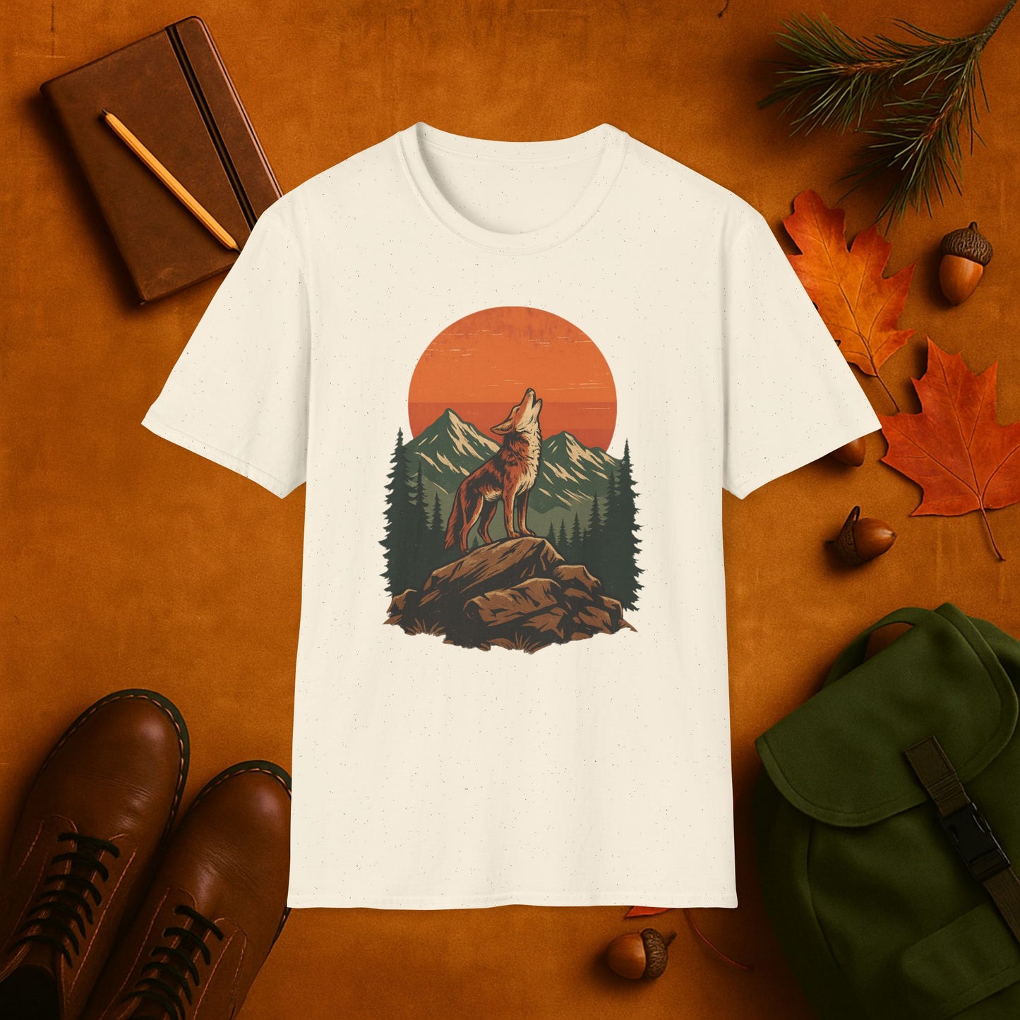 Coyote Harvest Moon T-Shirt
