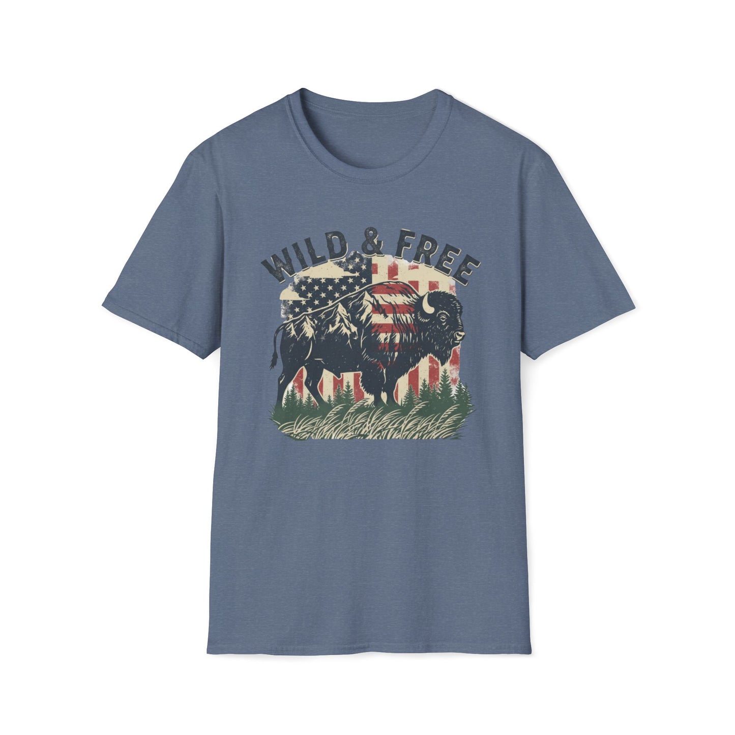 Wild And Free Buffalo T-Shirt