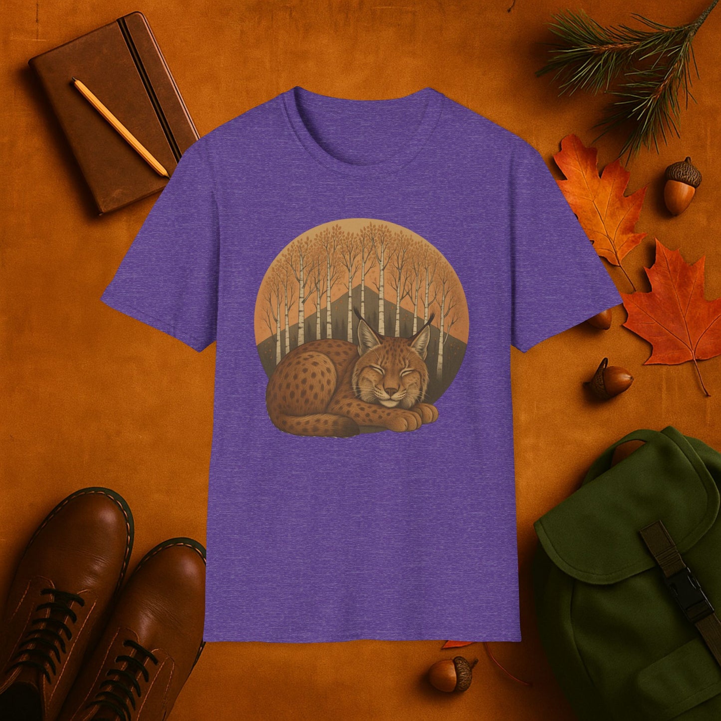 Sleepy Lynx Fall Aspens T-Shirt