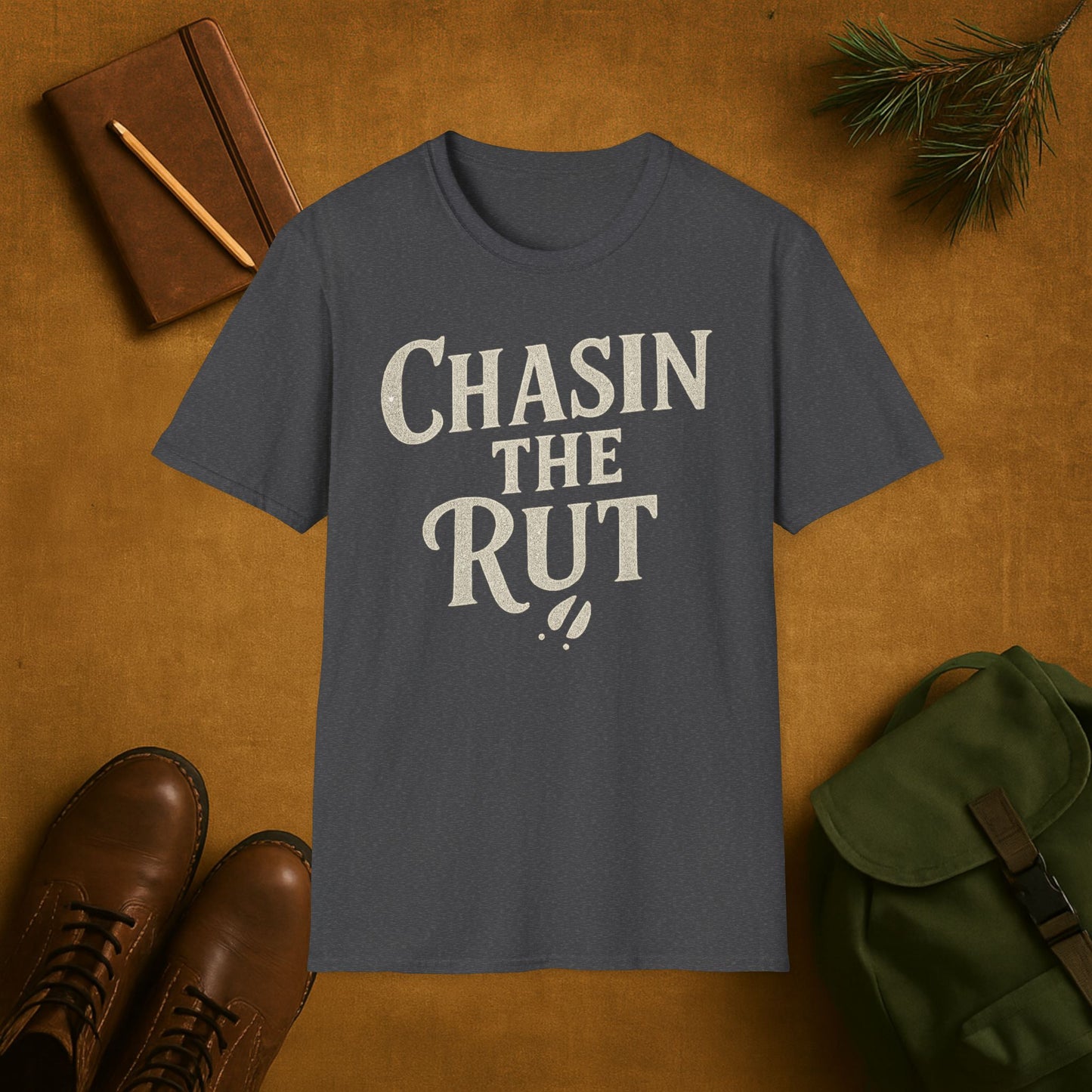 Chasin the Rut Deer Track Hunting T-Shirt