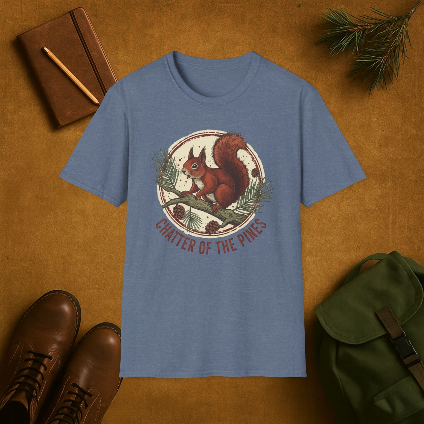 Chatter of the Pines Squirrel T-Shirt