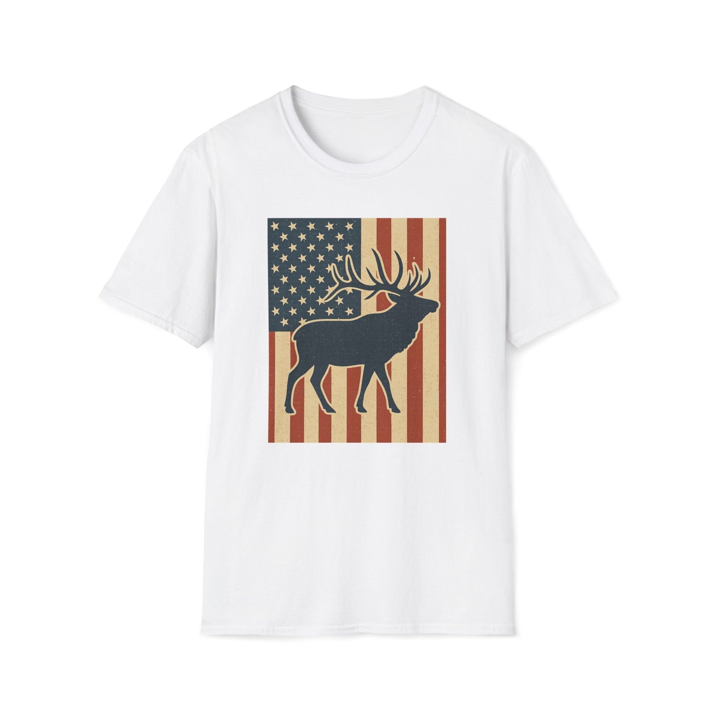 Old Glory Elk T-Shirt