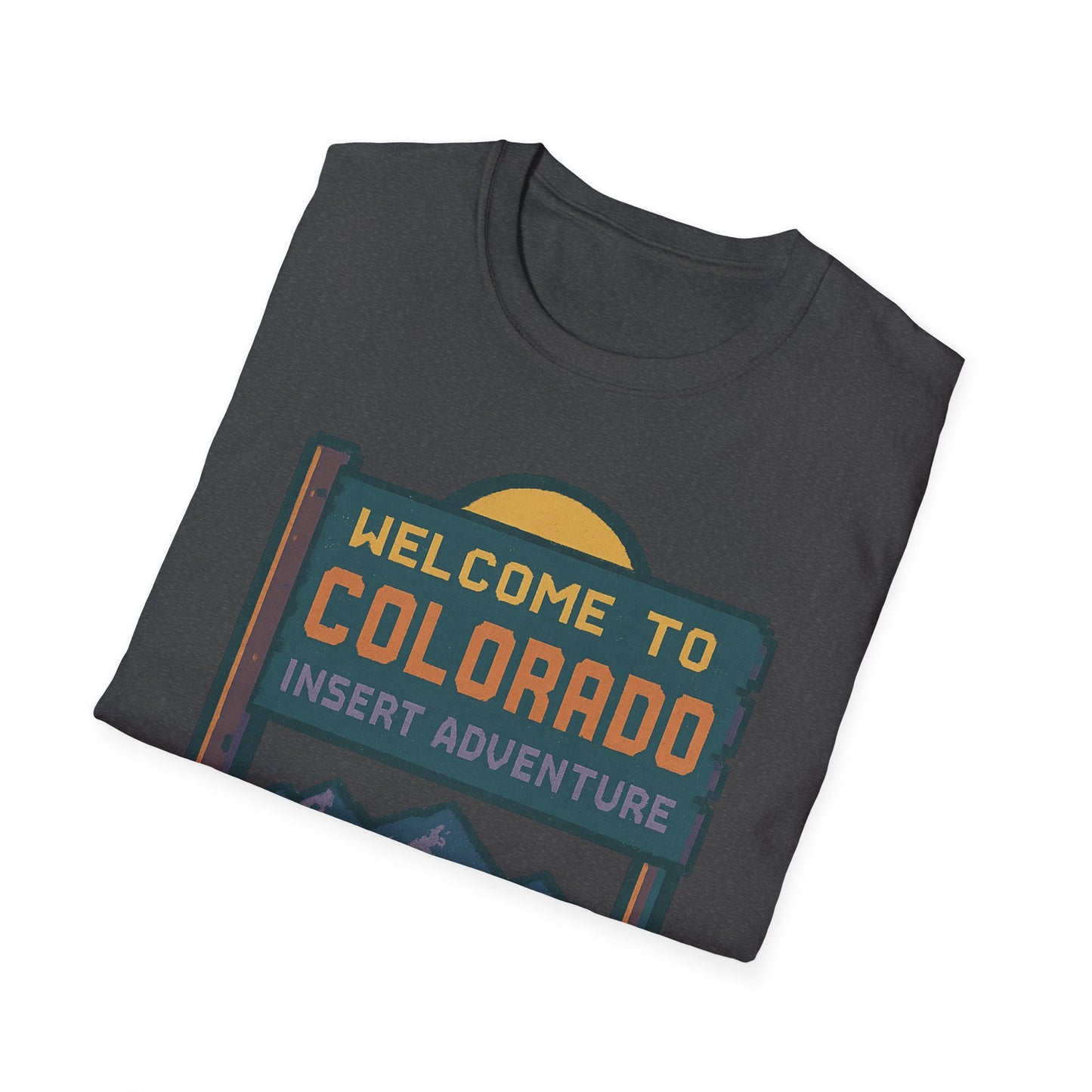 Welcome to Colorado Insert Adventure T-Shirt