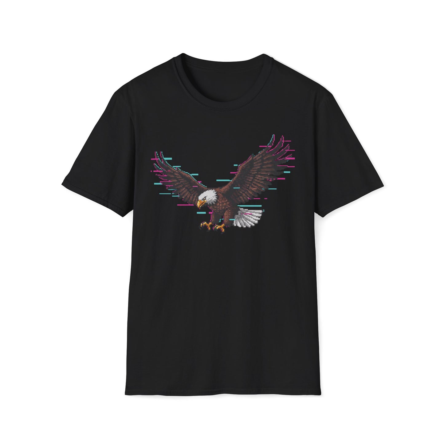 8-Bit Sky Level Eagle T-Shirt