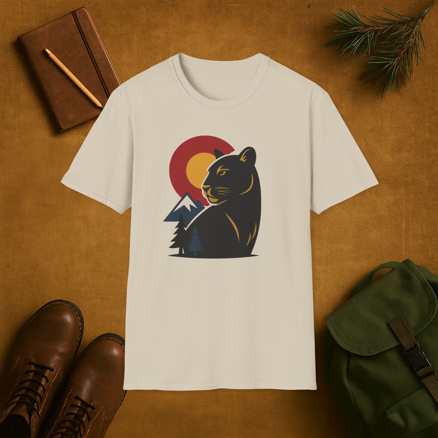 Colorado Wilderness Mountain Lion T-shirt