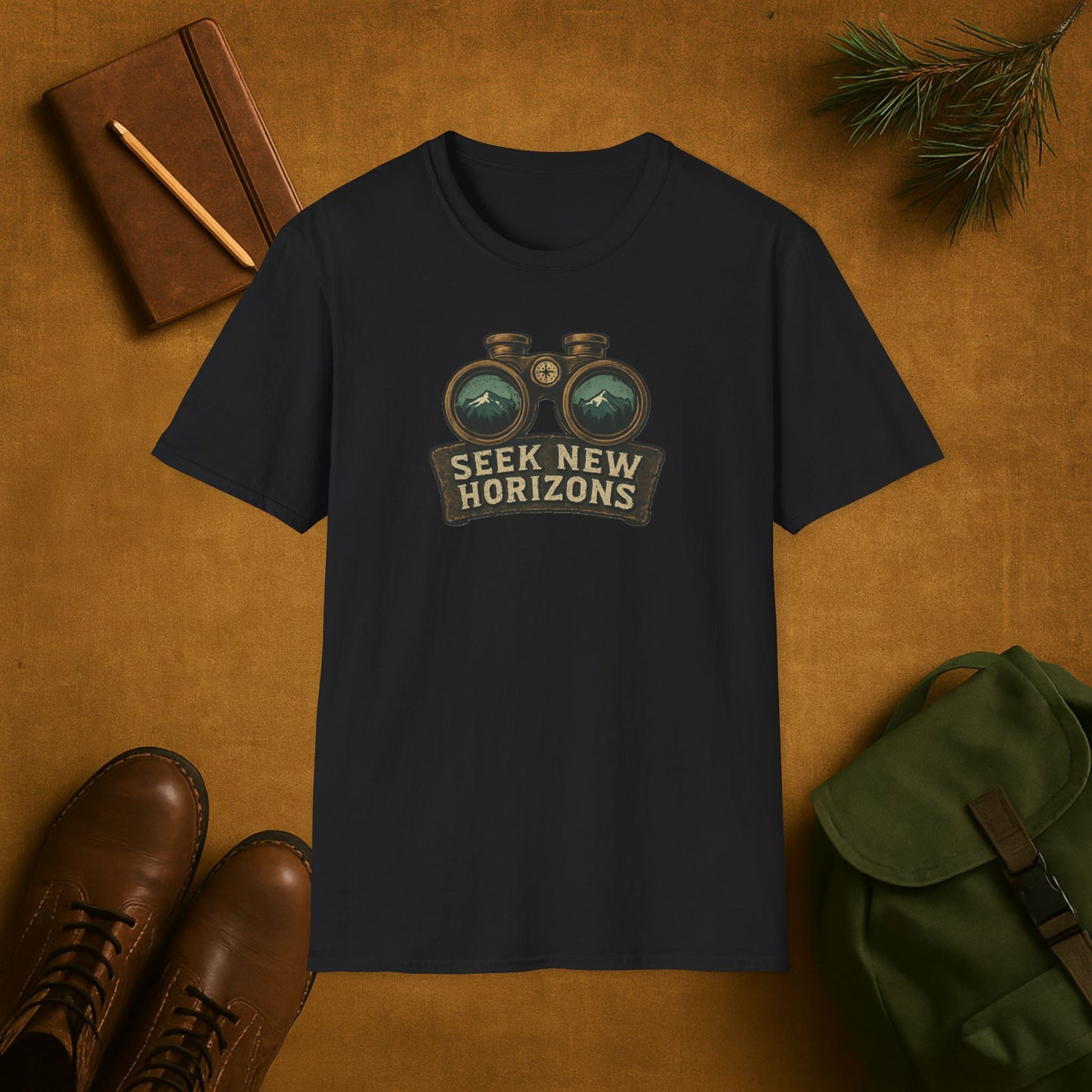 Seek New Horizons Binoculars T-Shirt