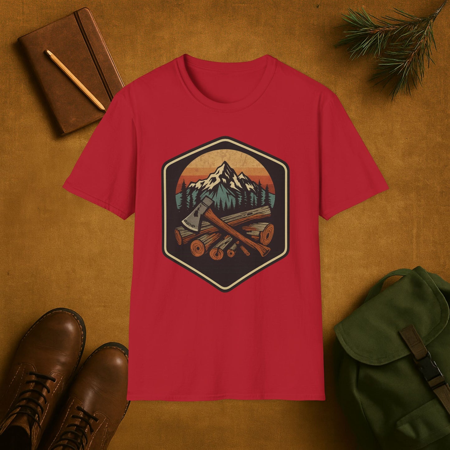 Mountain Logging Axe T-Shirt