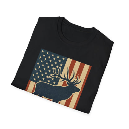 Old Glory Elk T-Shirt