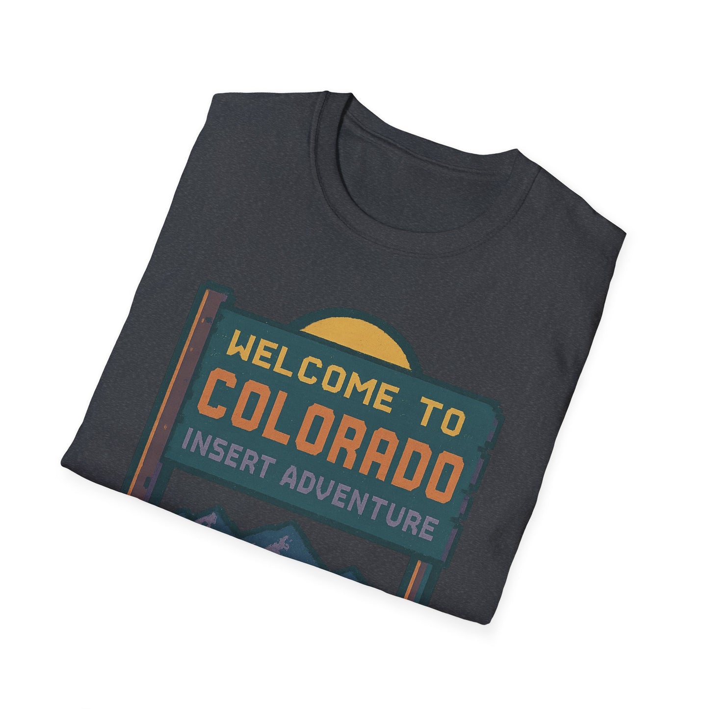 Welcome to Colorado Insert Adventure T-Shirt
