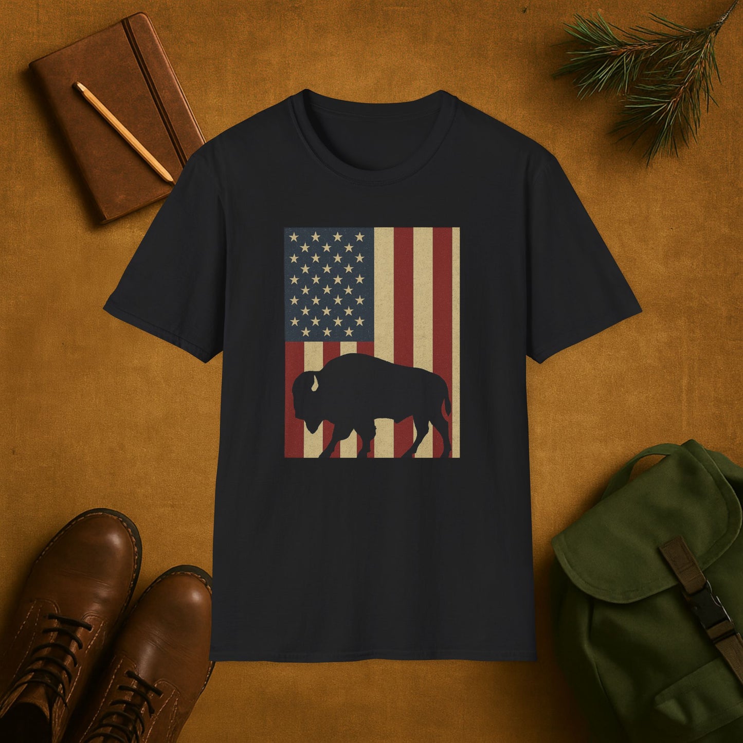 Old Glory Buffalo T-Shirt