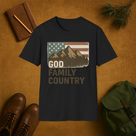 God Family Country T-Shirt