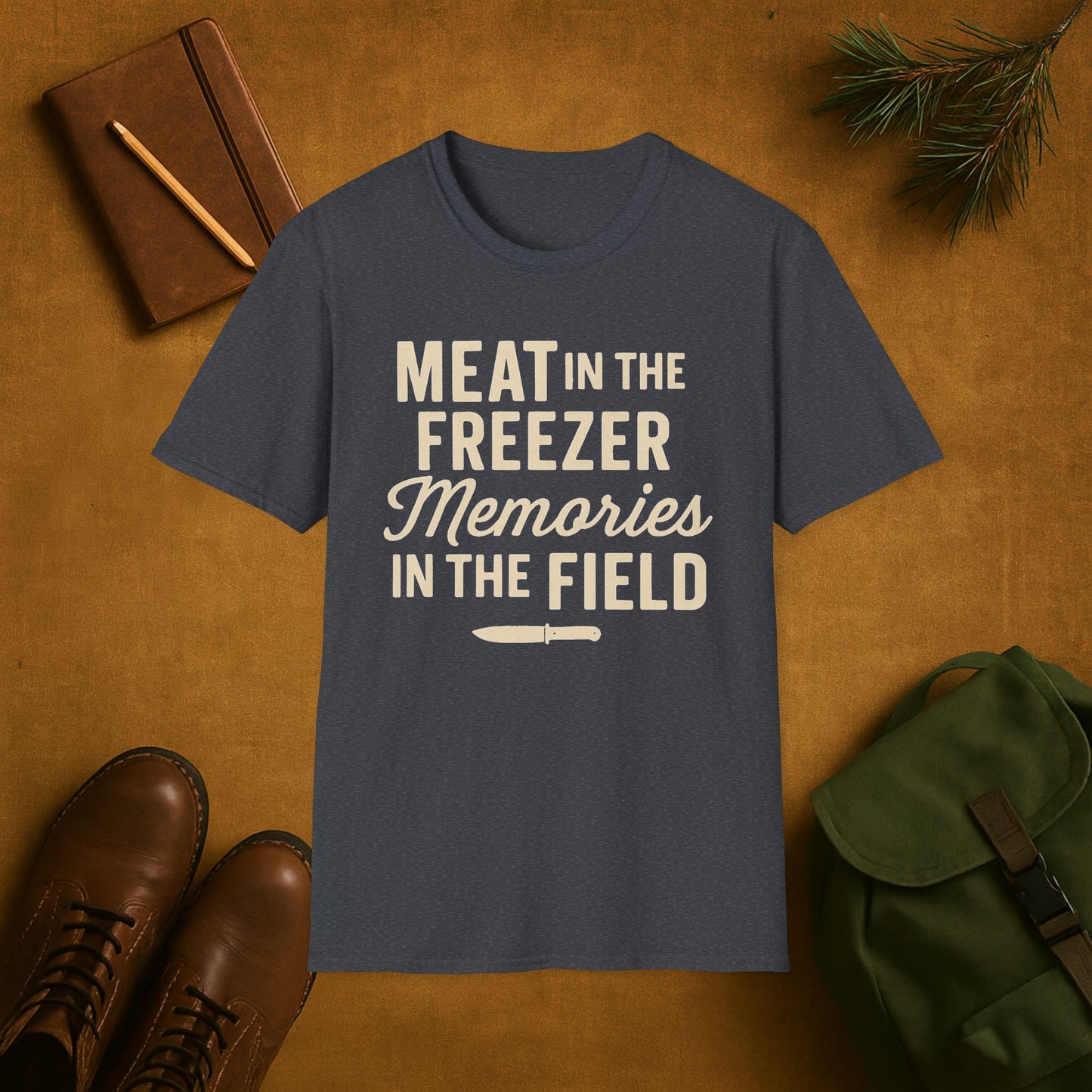 Meat in the Freezer- Memories in the Field T-Shirt