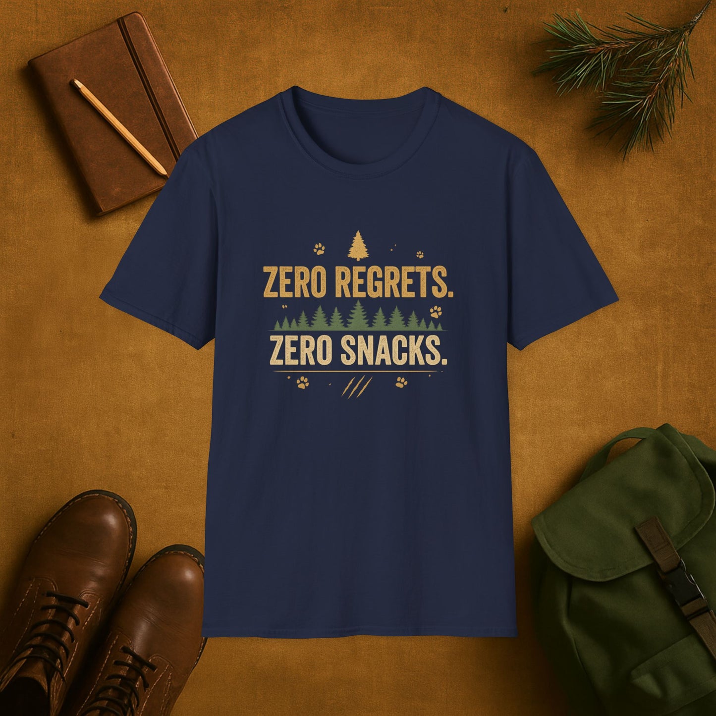 Zero Regrets Zero Snacks T-Shirt