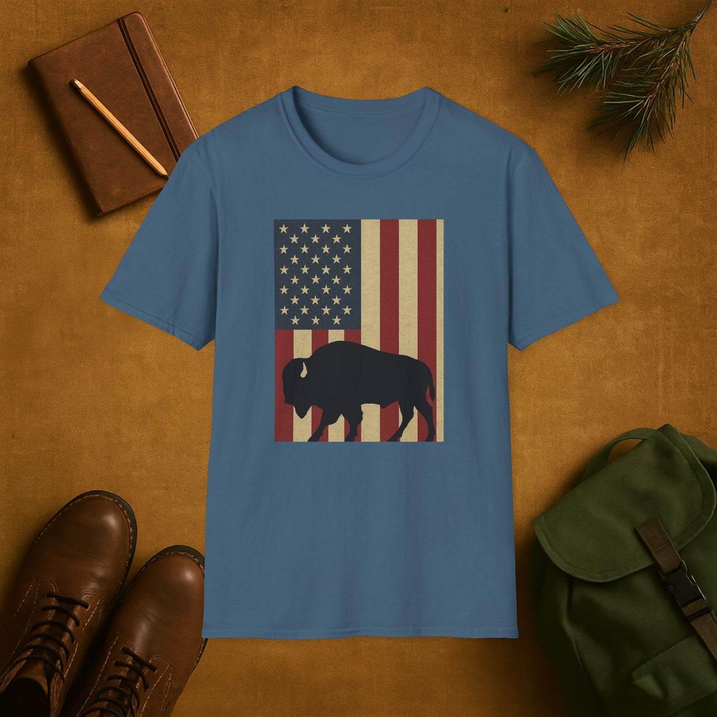 Old Glory Buffalo T-Shirt